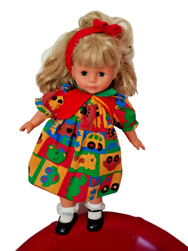 Poupee blonde corps souple - souple, no